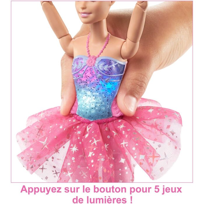Poupee Ballerine Etoilee avec Lumieres Magiques Barbie 5