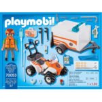 Quad et remorque de Secours Playmobil - 70053