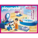 Salle de bain avec baignoire Playmobil Dollhouse - 70211 -