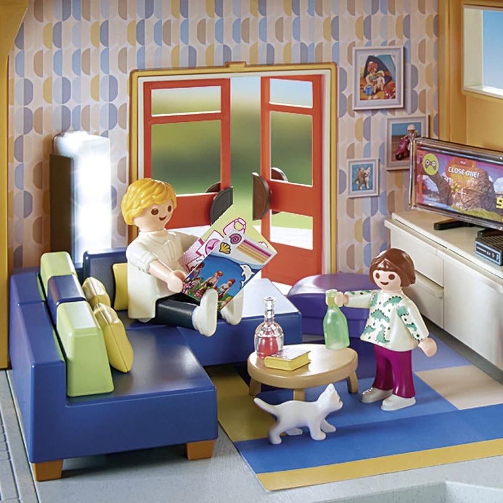 Salon Aménagé - PLAYMOBIL - City Life - La Maison Moderne - 70989 - (3) Salon Amenage PLAYMOBIL City Life La Maison Moderne 70989 3