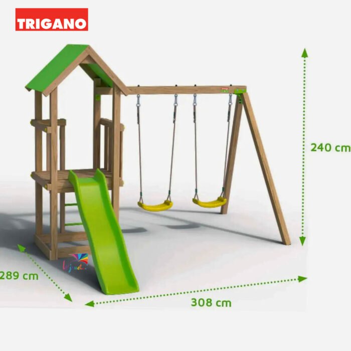 Aire de jeux bois 190 m EASY XPERIENCE Trigano 11