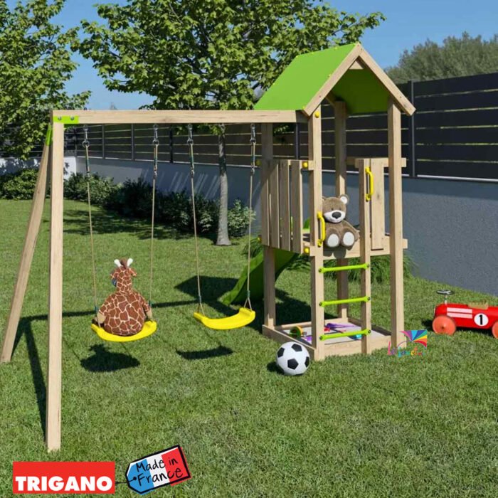 Aire de jeux bois 190 m EASY XPERIENCE Trigano 3