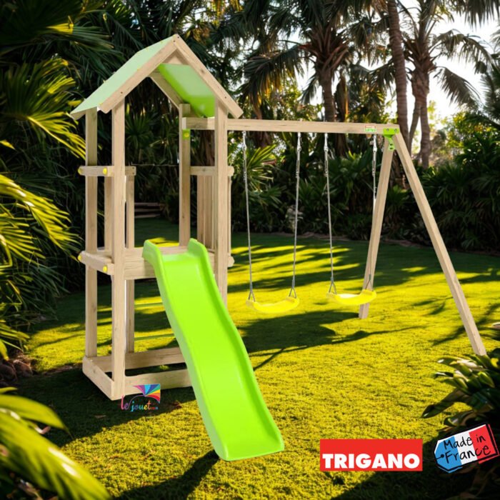 Aire de jeux bois 190 m EASY XPERIENCE Trigano 6