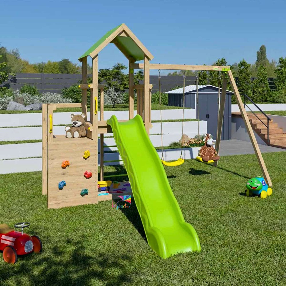 Aire de jeux bois 2,20 m ULTRA XPERIENCE - Trigano (2) Aire de jeux bois 220 m ULTRA XPERIENCE Trigano 2