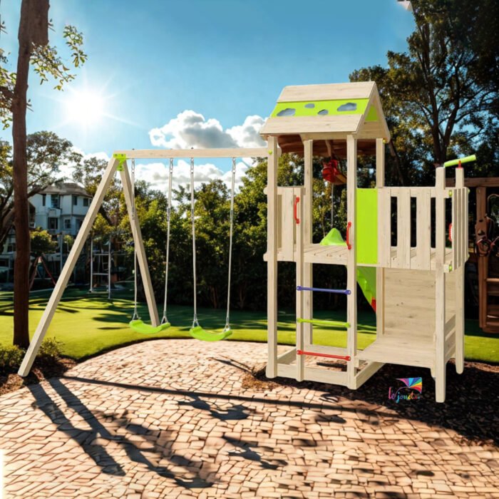 Aire de jeux bois 220 m UTOPIA XPRESSION Trigano 12