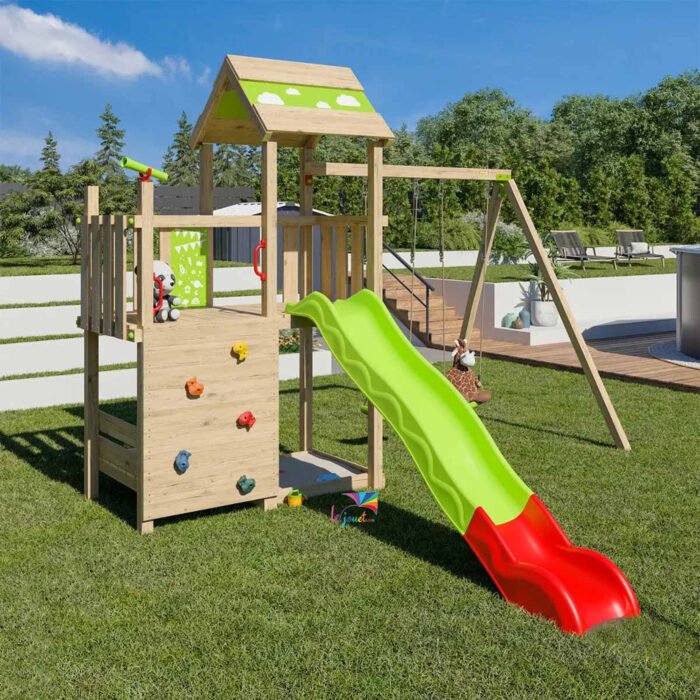 Aire de jeux bois 220 m UTOPIA XPRESSION Trigano 3