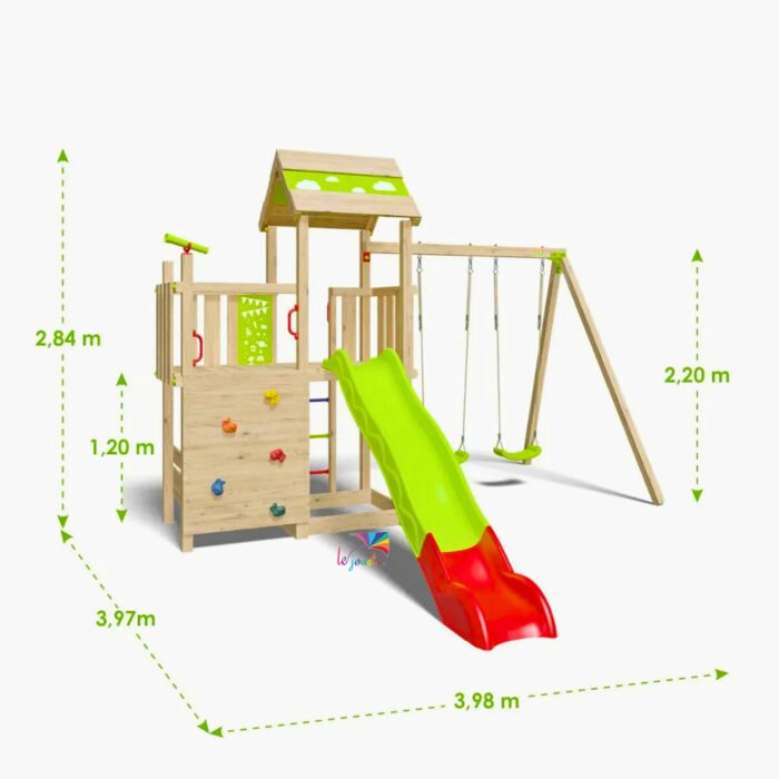 Aire de jeux bois 220 m UTOPIA XPRESSION Trigano 4