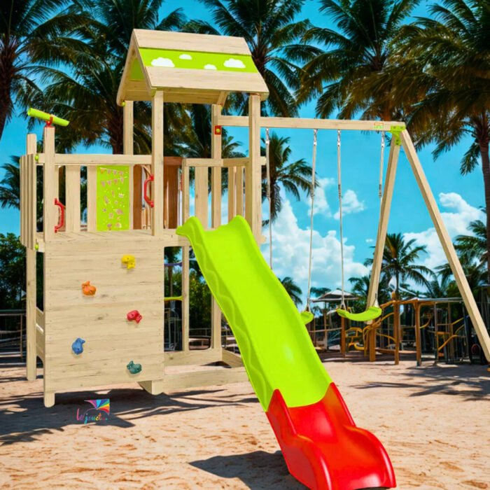 Aire de jeux bois 220 m UTOPIA XPRESSION Trigano 7