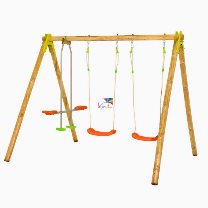 Portique bois berry 190m 3 agres TRIGANO 12
