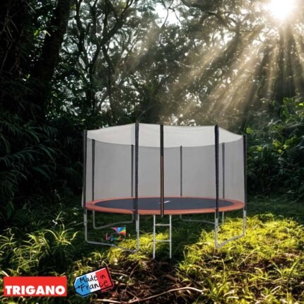 Trampoline Trigano 3.66 m avec filet de sécurité et échelle