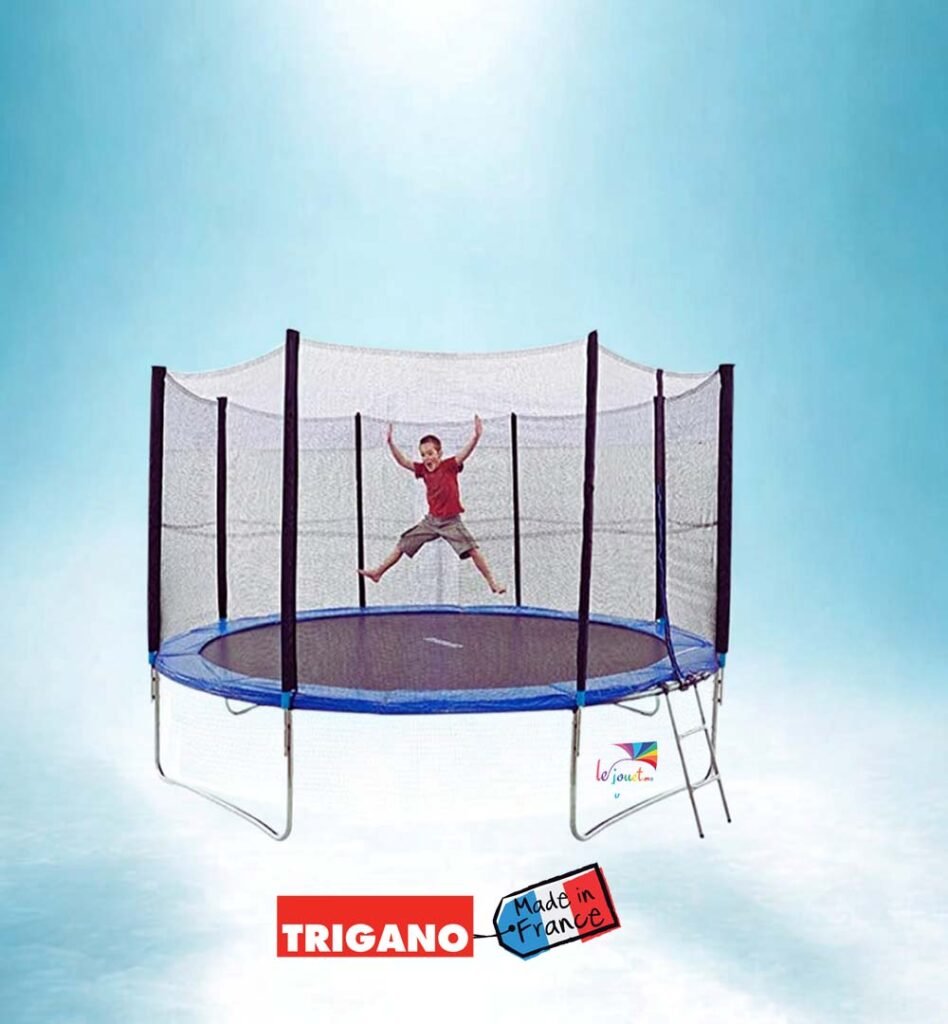 Design sans titre - 1 Trampoline Trigano 3.66 m avec filet de securite et echelle 11